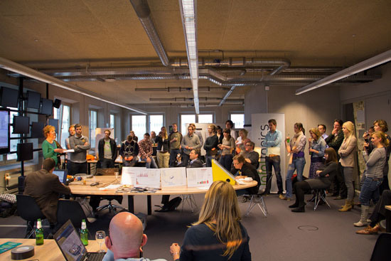 Figure 22. Hackathons: how to boost collaboration between journalists and developers (photo by Heinze Havinga)