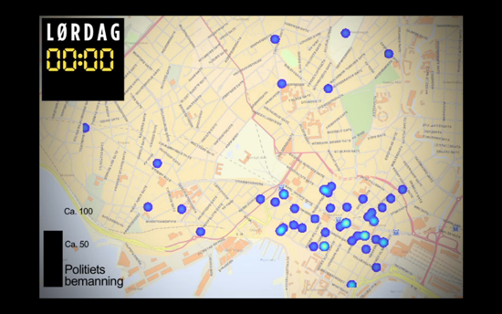 Figure 112. Animated heat map (Verdens Gang)